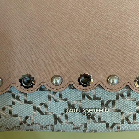 Karl Lagerfeld Elsa Scalloped Leather Bag - Picture 7 of 15